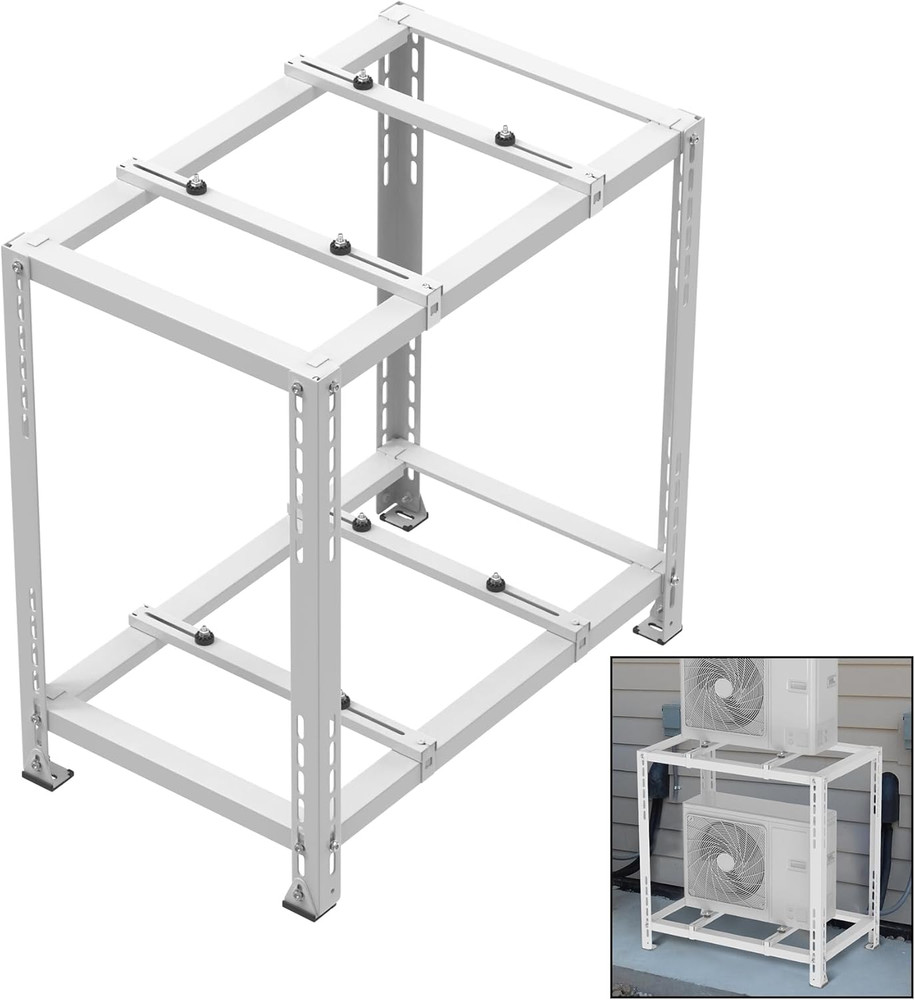Ductless Mini Split Ground Stand for 9k-18k BTU Heat Pumps - Durable Support