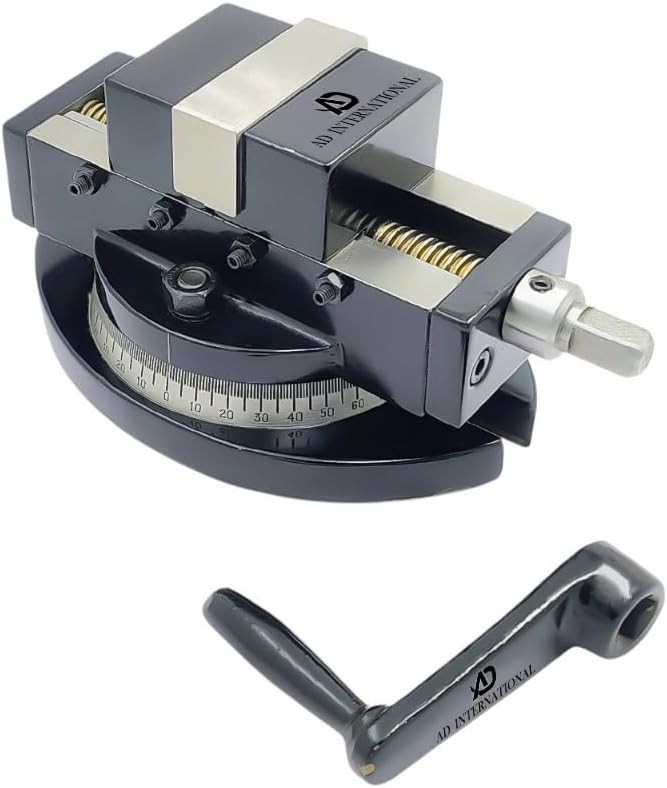 Self Centering Milling Machine Vice with Swivel Base