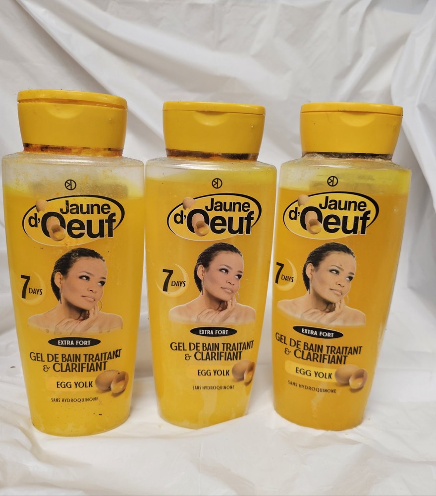 3 Pack  June Doeuf Clarifying  Egg Yolk Shower Gel