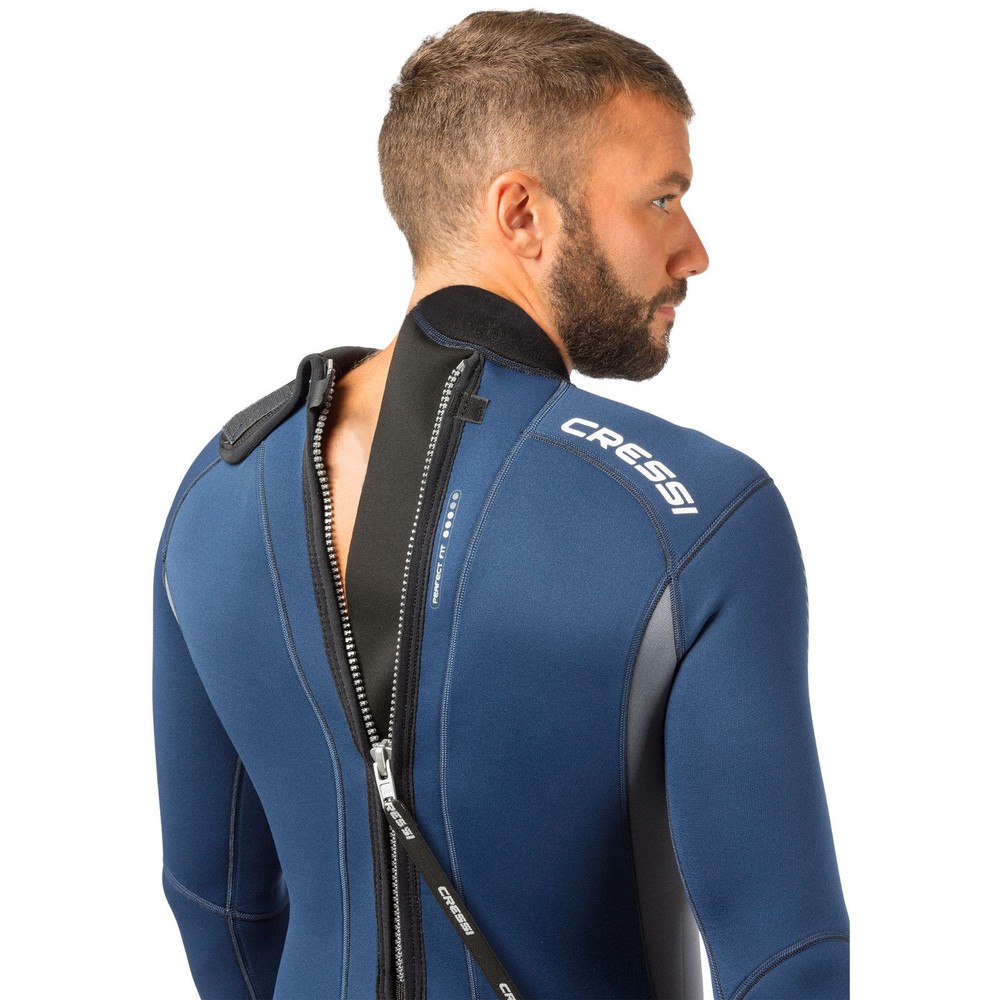 Cressi Fast 3mm Man, Blue/Grey, X-Large