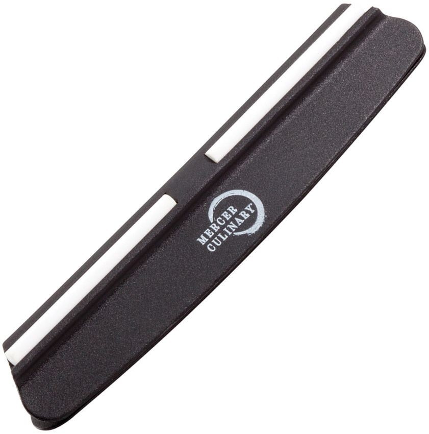 Mercer Blade-Sharpening Guide Ceramic Rod With Durable Black Polypropylene Base