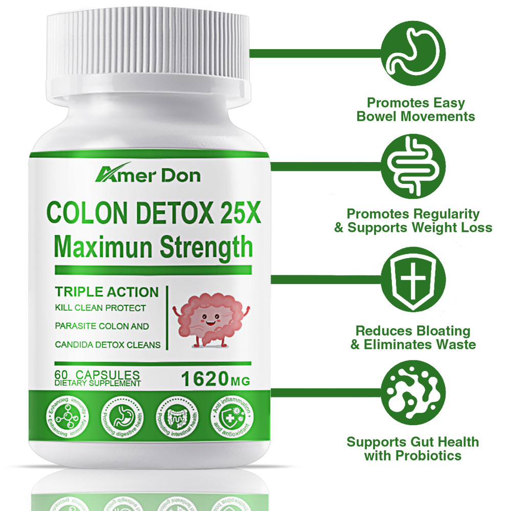 parasite detox clean COLON flush & cleanse parasite cleanse candida support