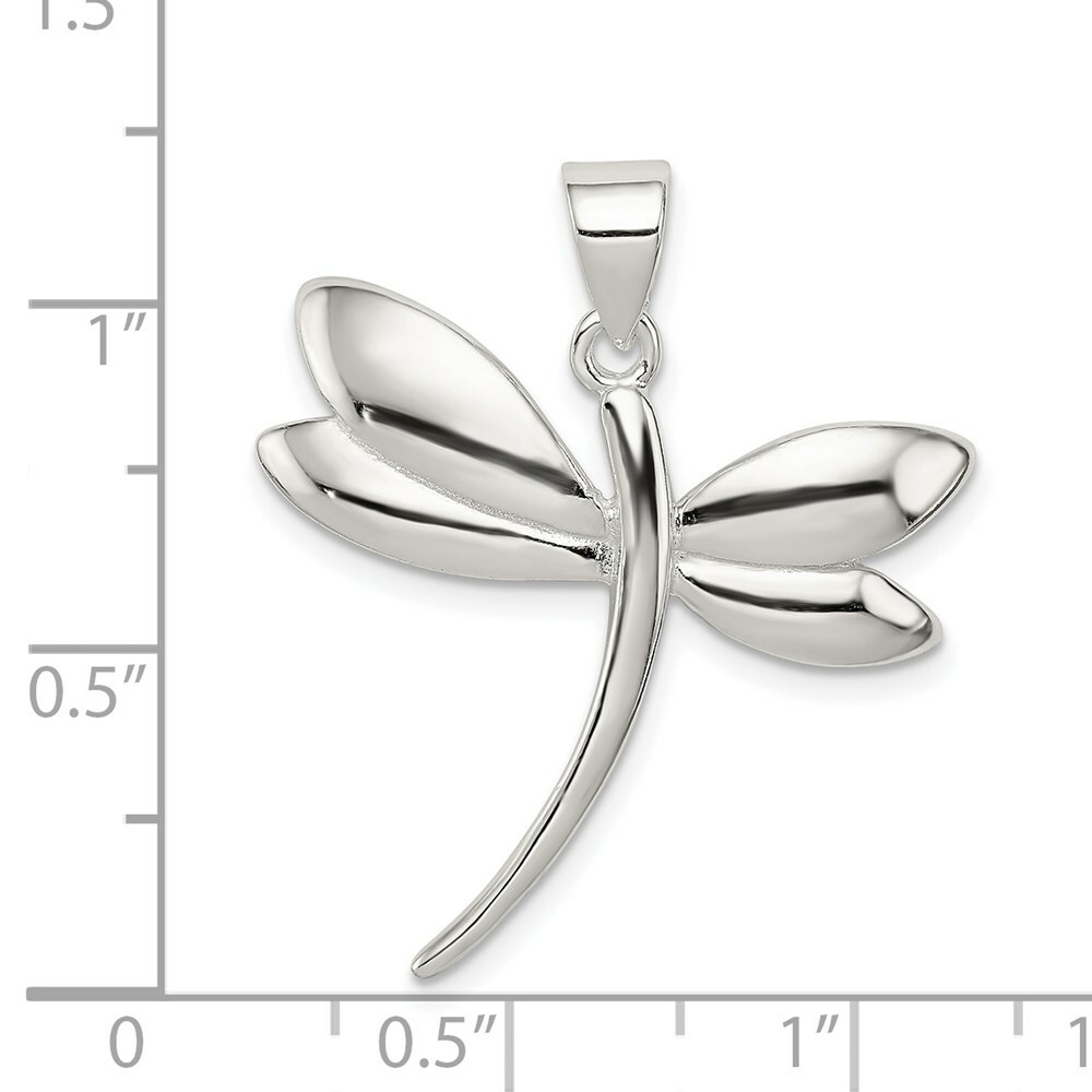 Sterling Silver 925 Dragonfly Charm Pendant