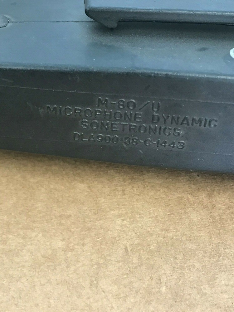Sonetronics M-80/U Dynamic Military Radio Microphone U-229/U 5-pin