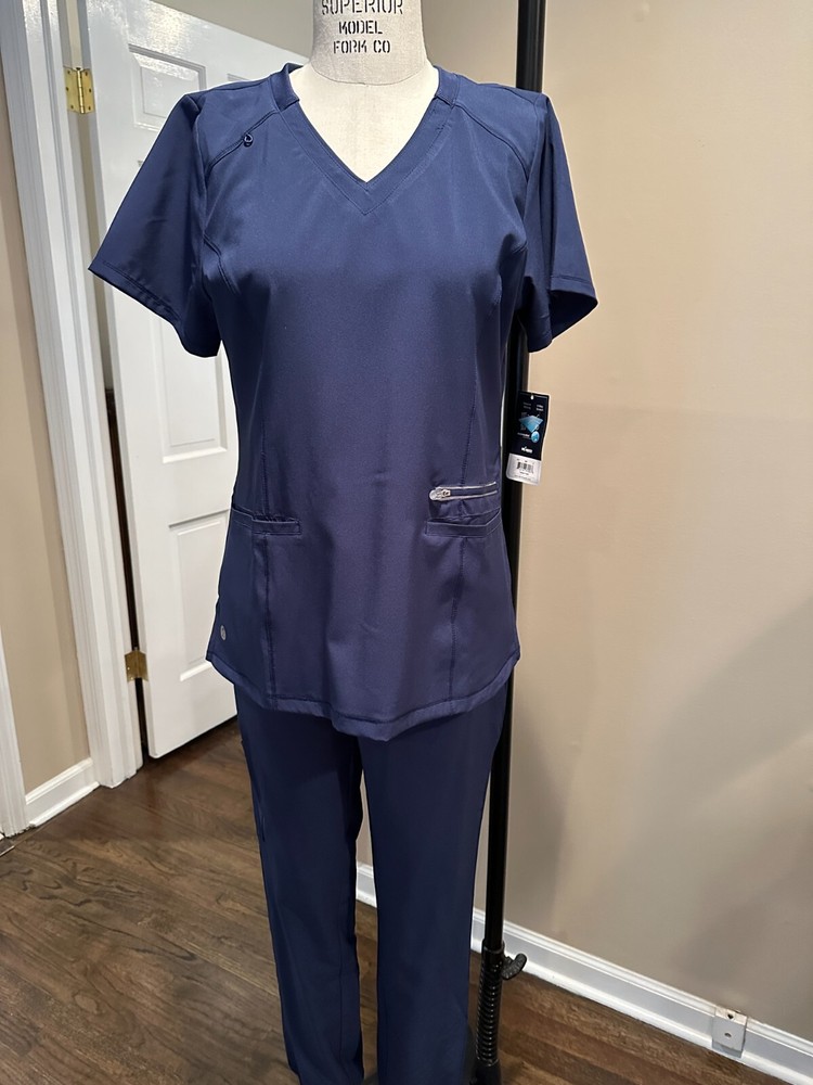 Contego Active Stretch Navy Scrub Set - Size Small - NWT