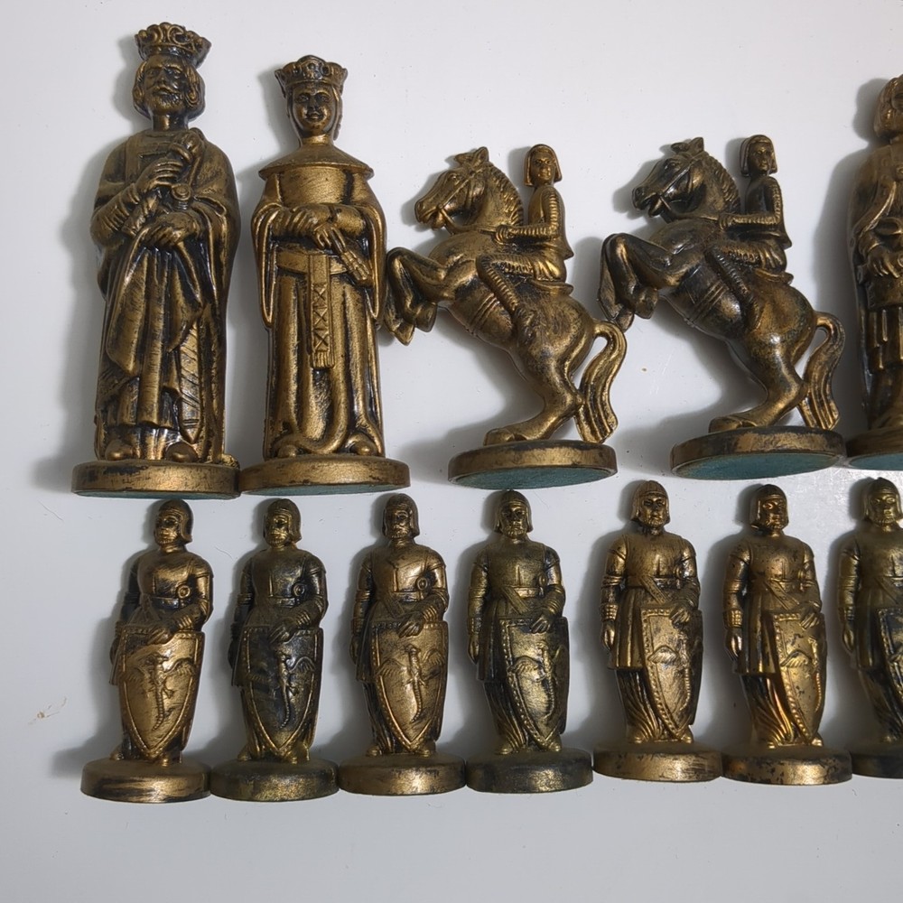 Roxy Chess Set Vintage 1970s Medieval Style