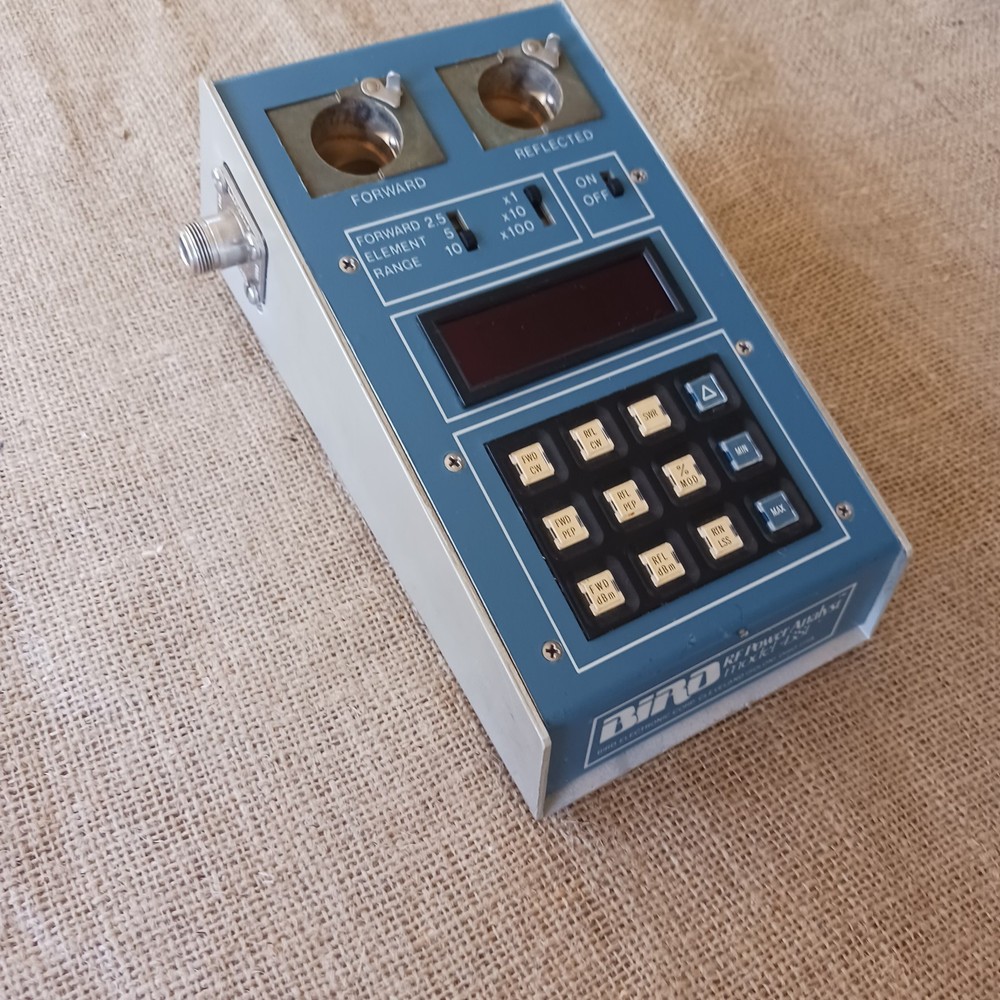 Bird Thruline Wattmeter "Power Analyst", model 4381, some testing - read update