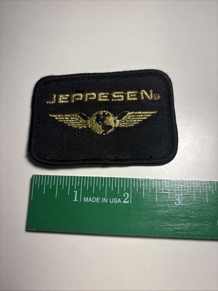 Jeppessen Aviation Navigation Embroidered Patch