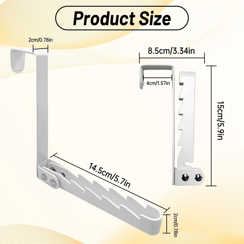 2 Pack Over The Door Drying Rack,Foldable Clothes Hanger Hook Organizer,Space...