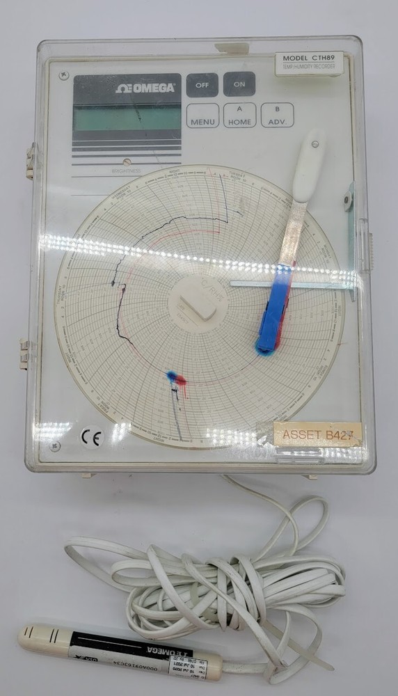 OMEGA Model CTH89 Temperature / Humidity Chart Recorder