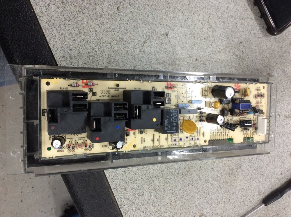 GE Oven Timer Control Board - Black part# 183d8193p002