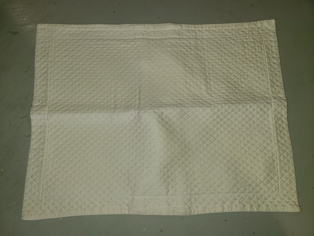 Restoration Hardware "Matelassé Diamond - White" Standard Pillow Sham
