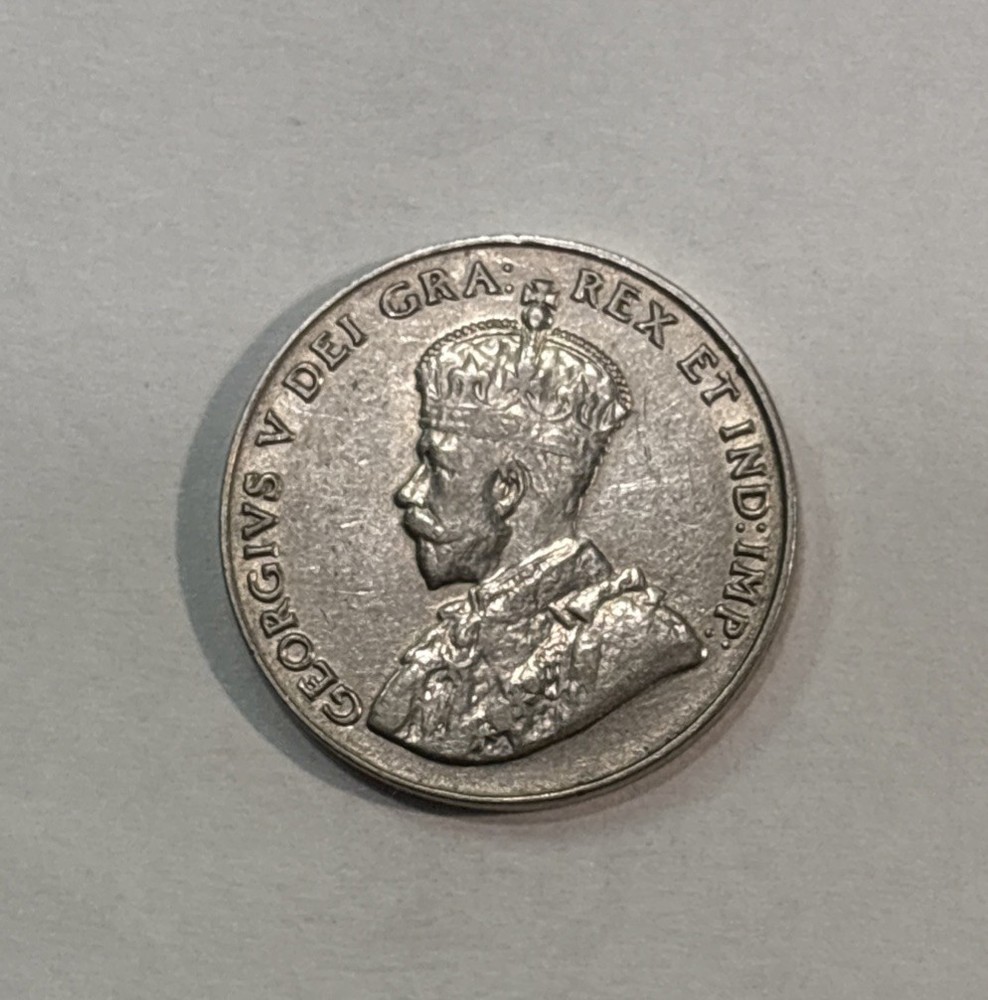 1929 Canada 5 Cent Coin! Nice Coin! ENN Coins