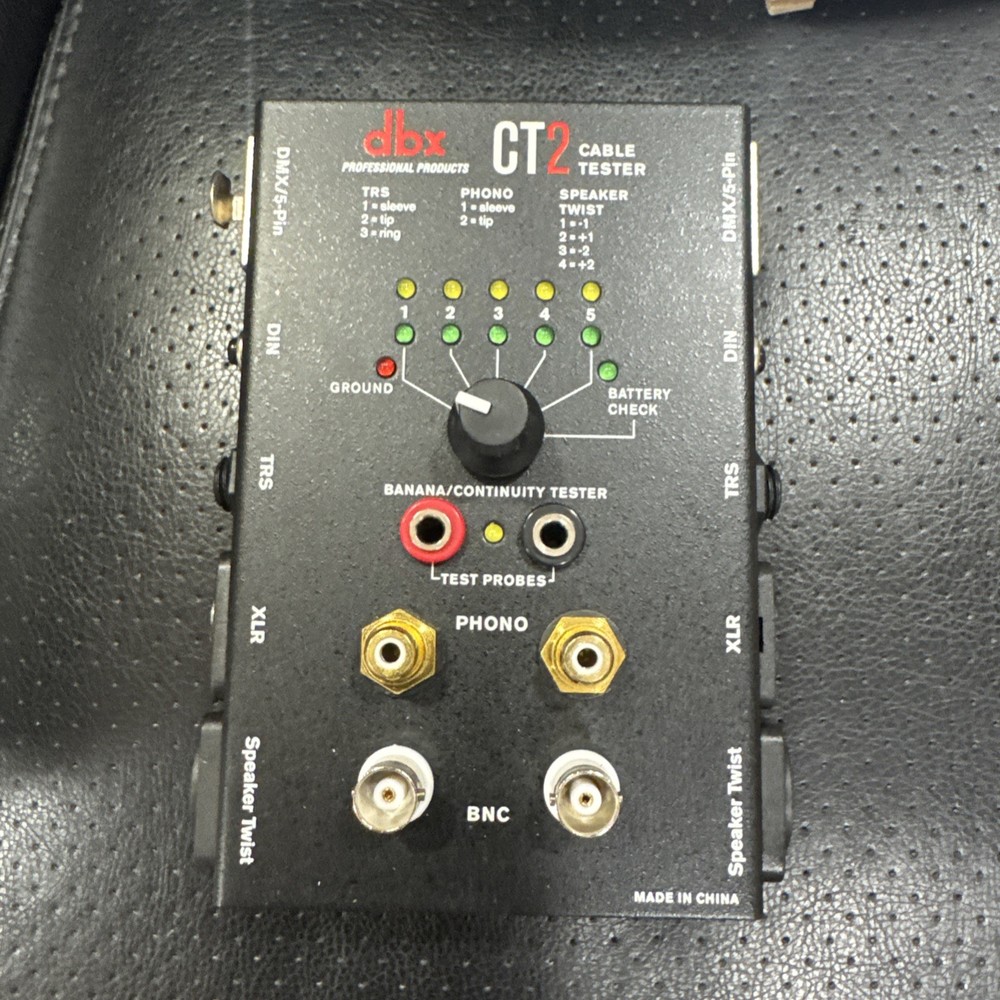 dbx CT2 CABLE TESTER