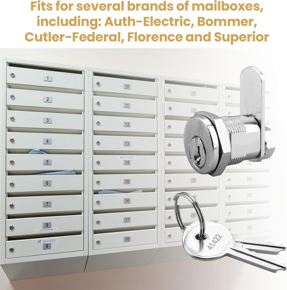MP4945 Mailbox Locks Universal Mailbox Locks,Mail Box Lock and Key,Counter-Clock
