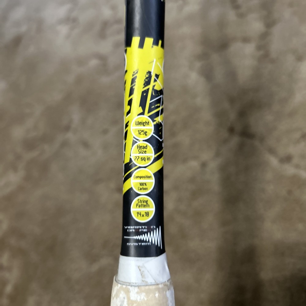 Mor Squash Racquet Morph 125g 100% Carbon Needs Grip
