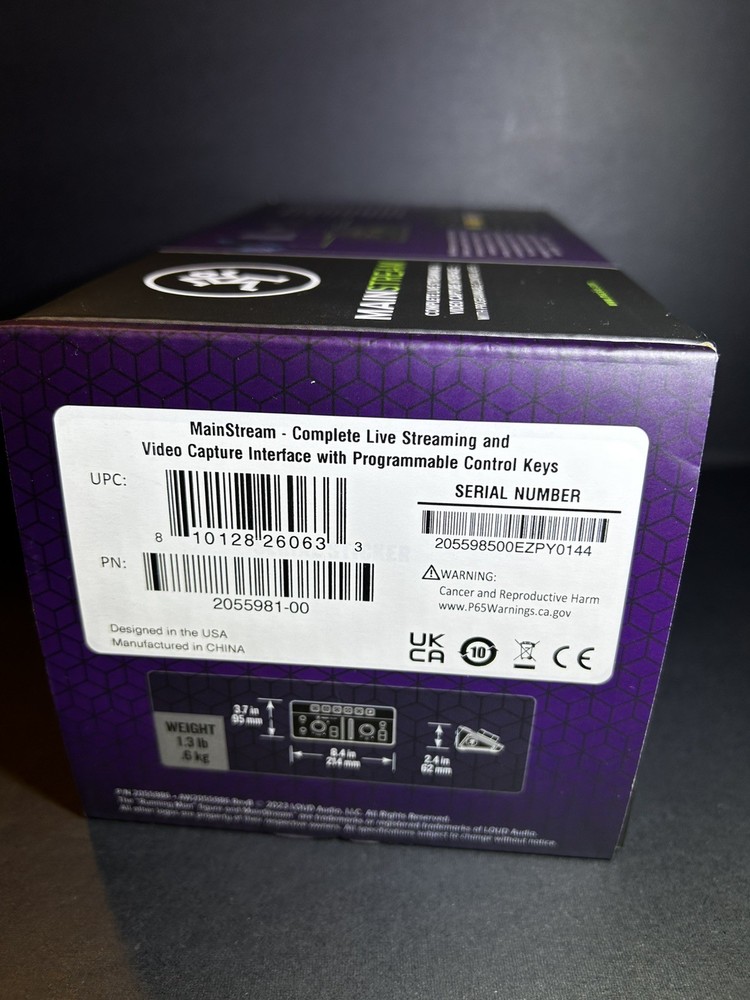 Mackie MainStream Complete Live Streaming and Video Capture Interface