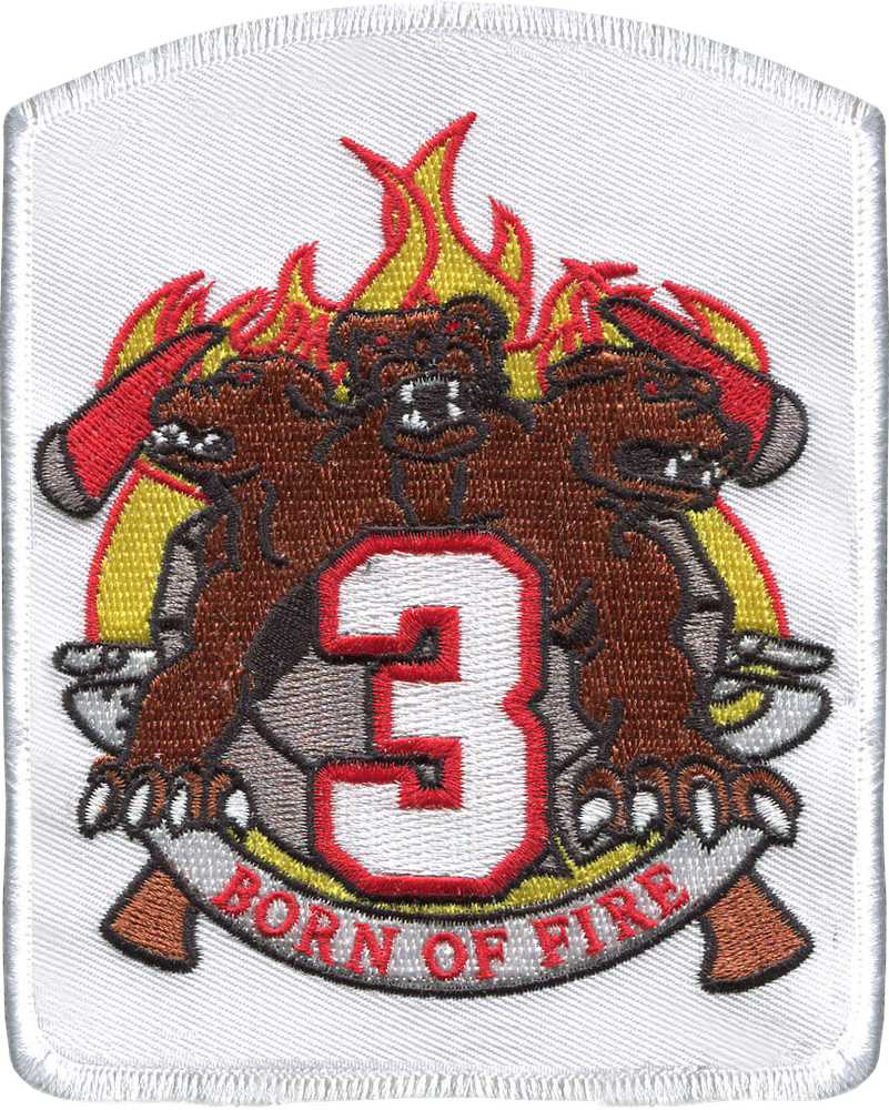 CHICAGO FIRE TV SHOW SHOULDER PATCH: Squad 3
