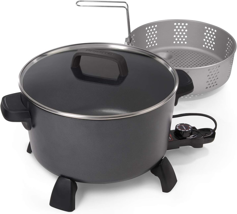 10-Quart XL Kitchen Multi-Cooker & Steamer - Black Deep Fryer