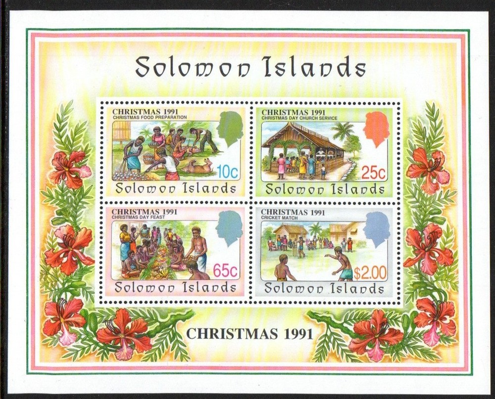 Solomon Islands Stamp 702a  - 91 Christmas