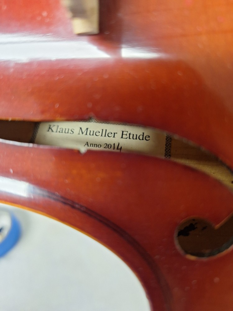 Klaus Mueller Etude Violin