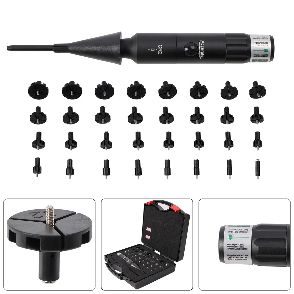 Professional Laser Bore Sight Kit Multiple Caliber Upgraded Bore Sighter US