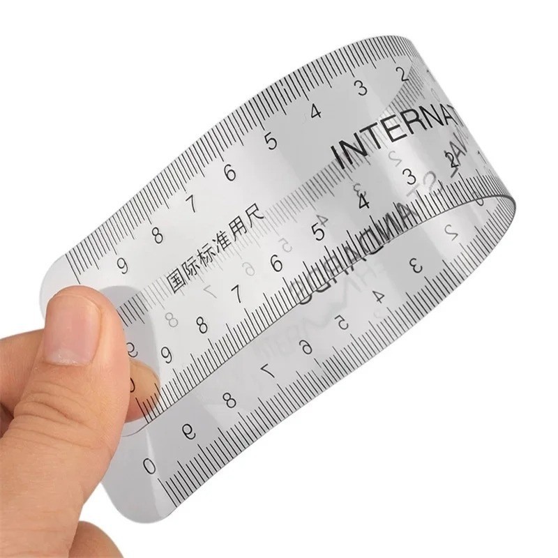 1PC Semi Permanent Makeup Guide Ruler Measure Tools Eyebrow Stencil Template