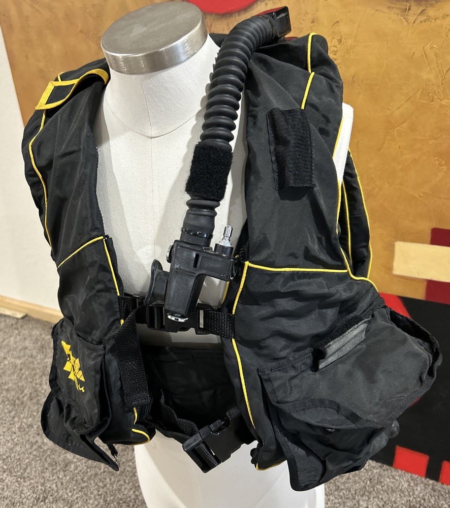 Techni Pro Scuba Diving Yellow Vest Size LARGE