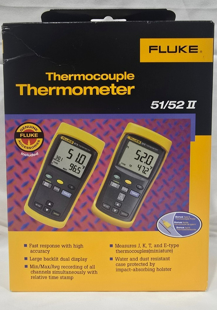 Fluke 51-2 60HZ - Handheld Single Input Digital Thermometer