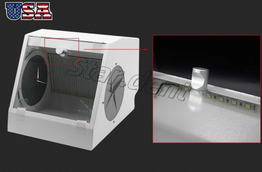 Dust-proof Case Dental Grinding Polishing Box Lapping Protector Sandblasting