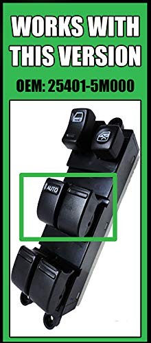 Window Master Switch for 2000-2006 Nissan Sentra - Push Button, Automatic