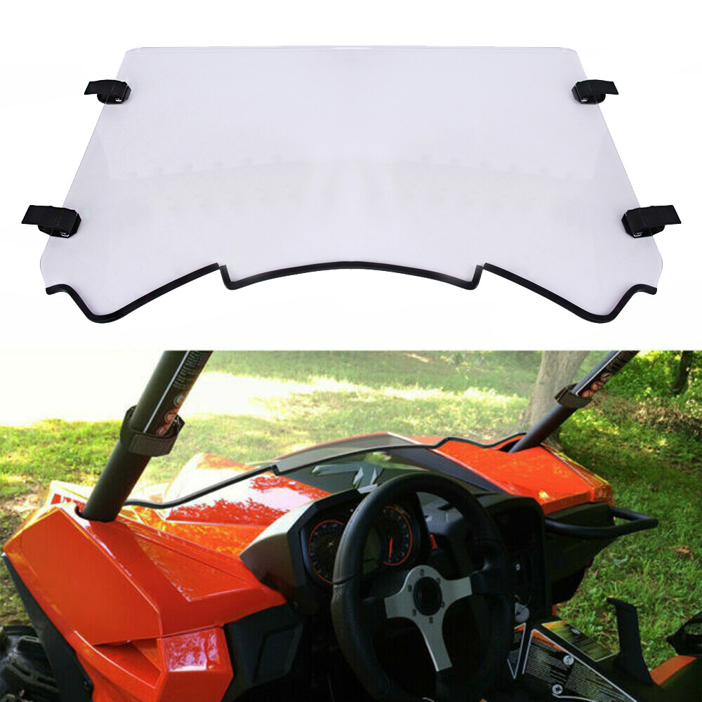 Clear Front Windshield Windscreen For Can-Am Maverick 1000R & Max 1000R 2013-18