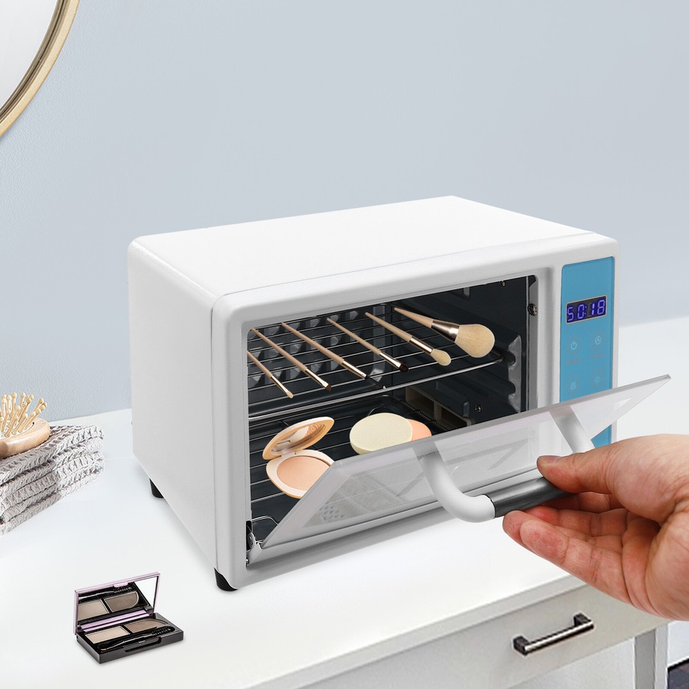 Tabletop Drying Box Multi-Functional Nail Cleaner Box Nail Tool Sterilizer 160W