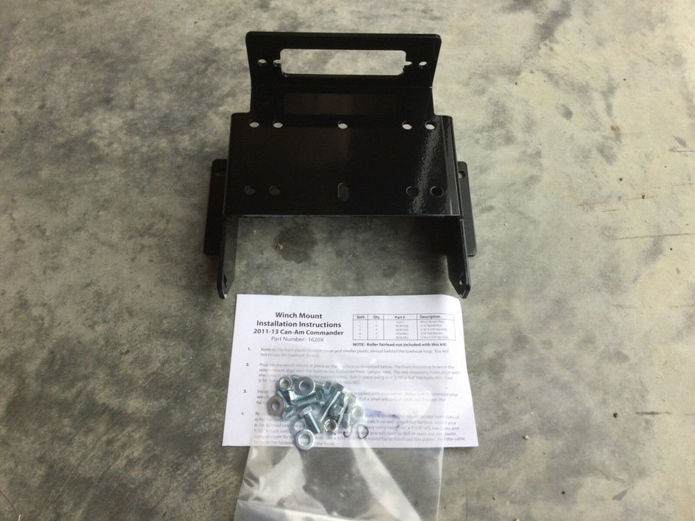 2011-13 CAN-AM COMMANDER WINCH MOUNT 1620F S043