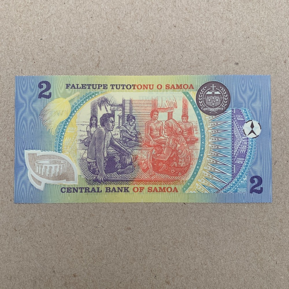 Western Samoa, 2 Tala Currency ND (2003) Commemorative Polymer Banknote