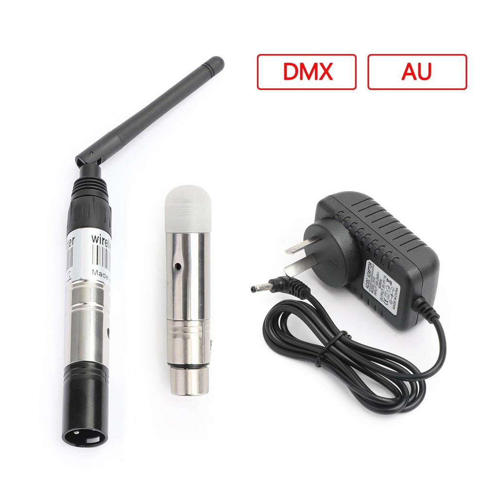 🔥DMX512 Wireless Transmitter Receiver DMX Controller 2.4G Stage Lighting AU