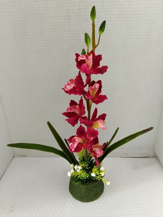 Artificial Cymbidium Orchid Plant