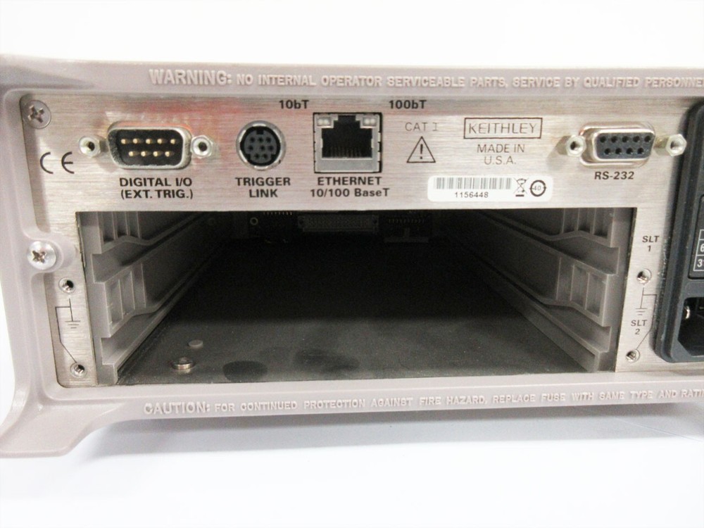 KEITHLEY 2701 ETHERNET-BASED DMM / DATA ACQUISITION SYSTEM - NO MODULE