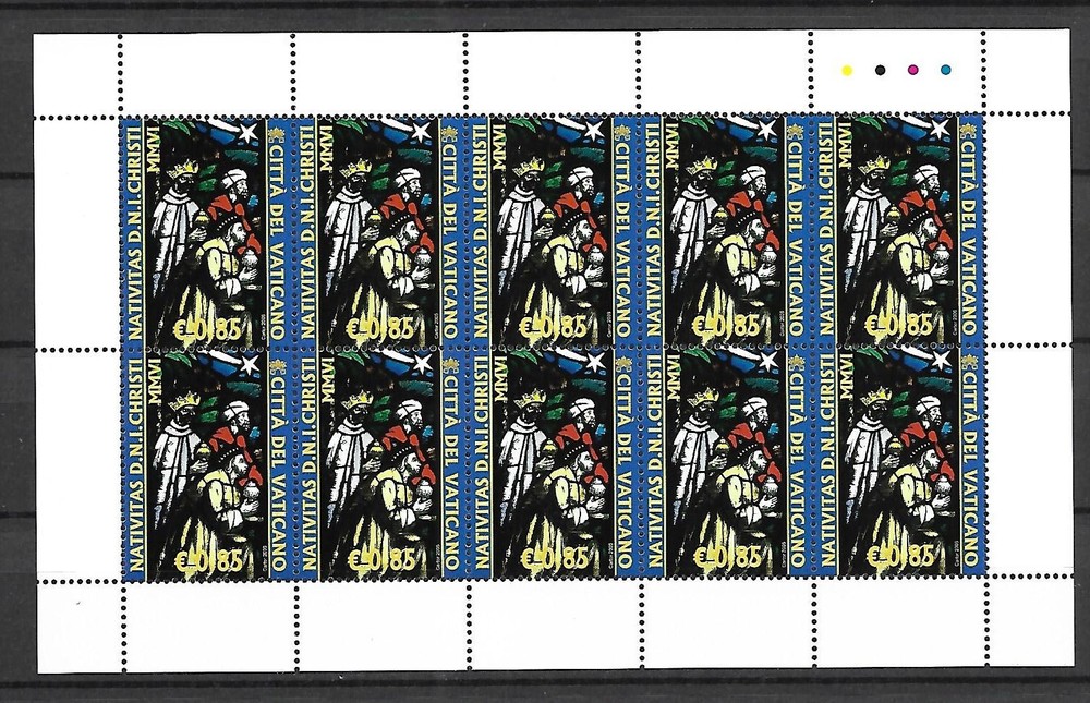 (FS427) Vatican Full sheets 2006 ChristmasMNH