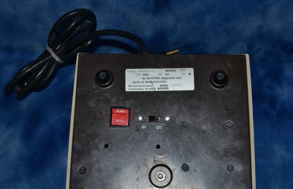 Vintage Bio-Dynamics Unimeter 500 Set Untested powers on and counter counts up