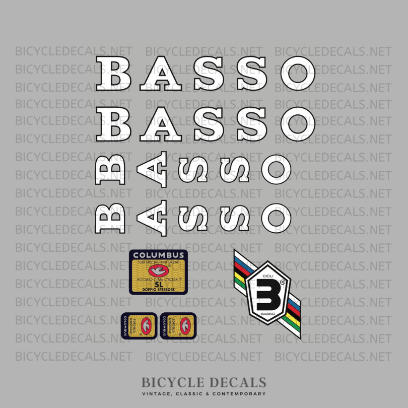 Basso Bicycle Decals, Stickers n.902