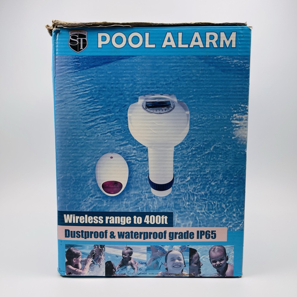 Safety Technology Pool Alarm System Wireless Range 400ft Sound Alarm