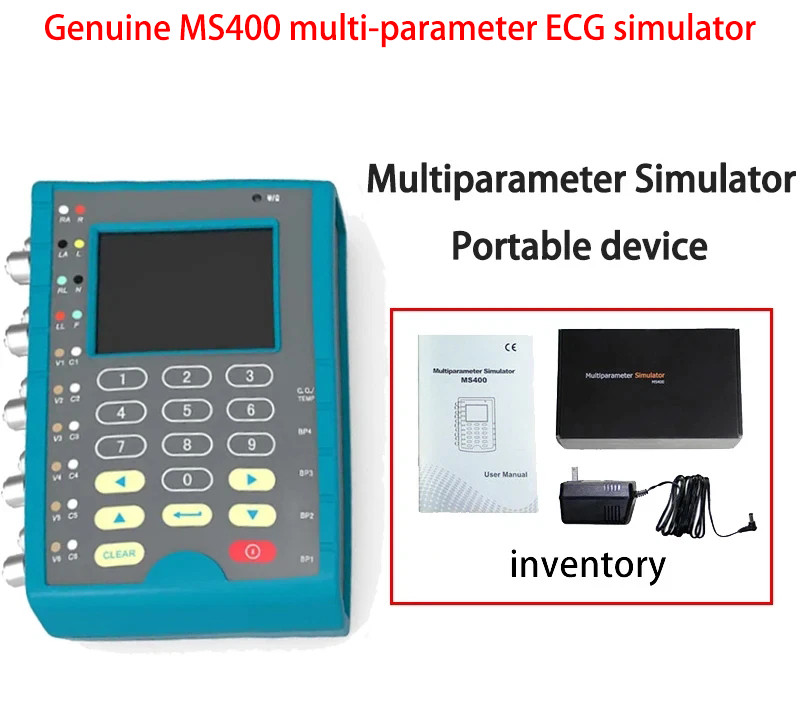 MS400 Multi Parameter Patient Simulator ECG IBP Temperature Touch Screen