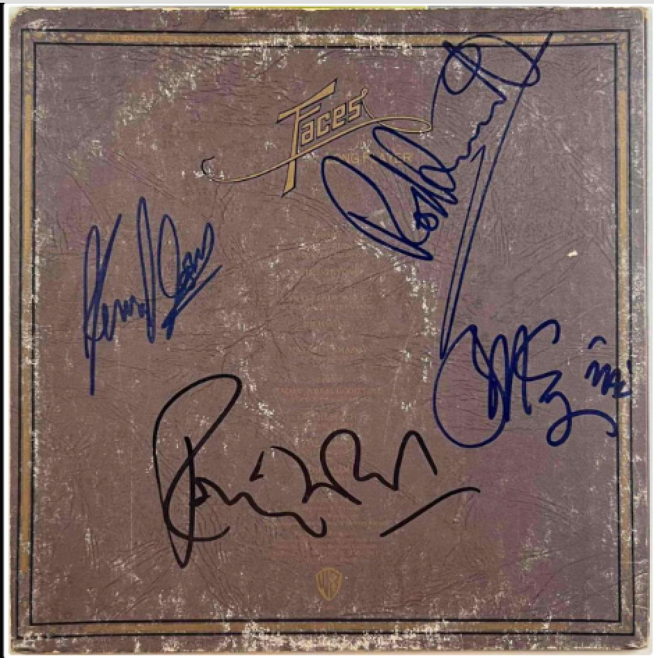 Faces Group Signed "Long Player" Album (4 Sigs) (Beckett/BAS Authentication)
