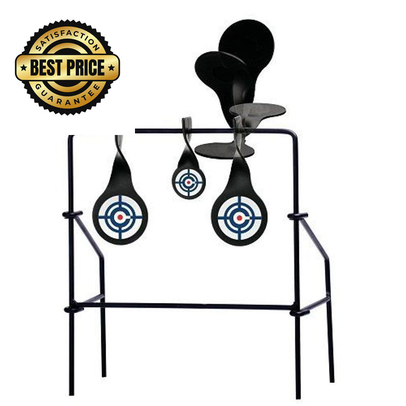 Crosman CSLT Metal Spinning Target,Black 1, Black