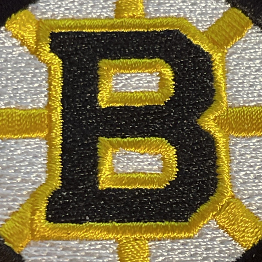 Boston Bruins 2025-Present Black “B” Logo Patch Embroidered 2” Iron On