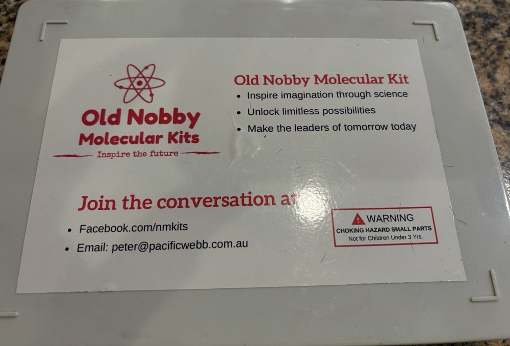 Model Kit Organic Chemistry Old Nobby Molecular Education Kit & Learning Guide