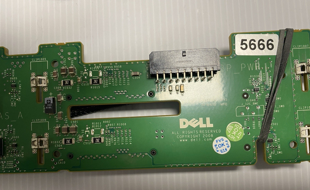 Dell PowerEdge R710 Server 0W814D W814D Backplane Board - WITH CABLES