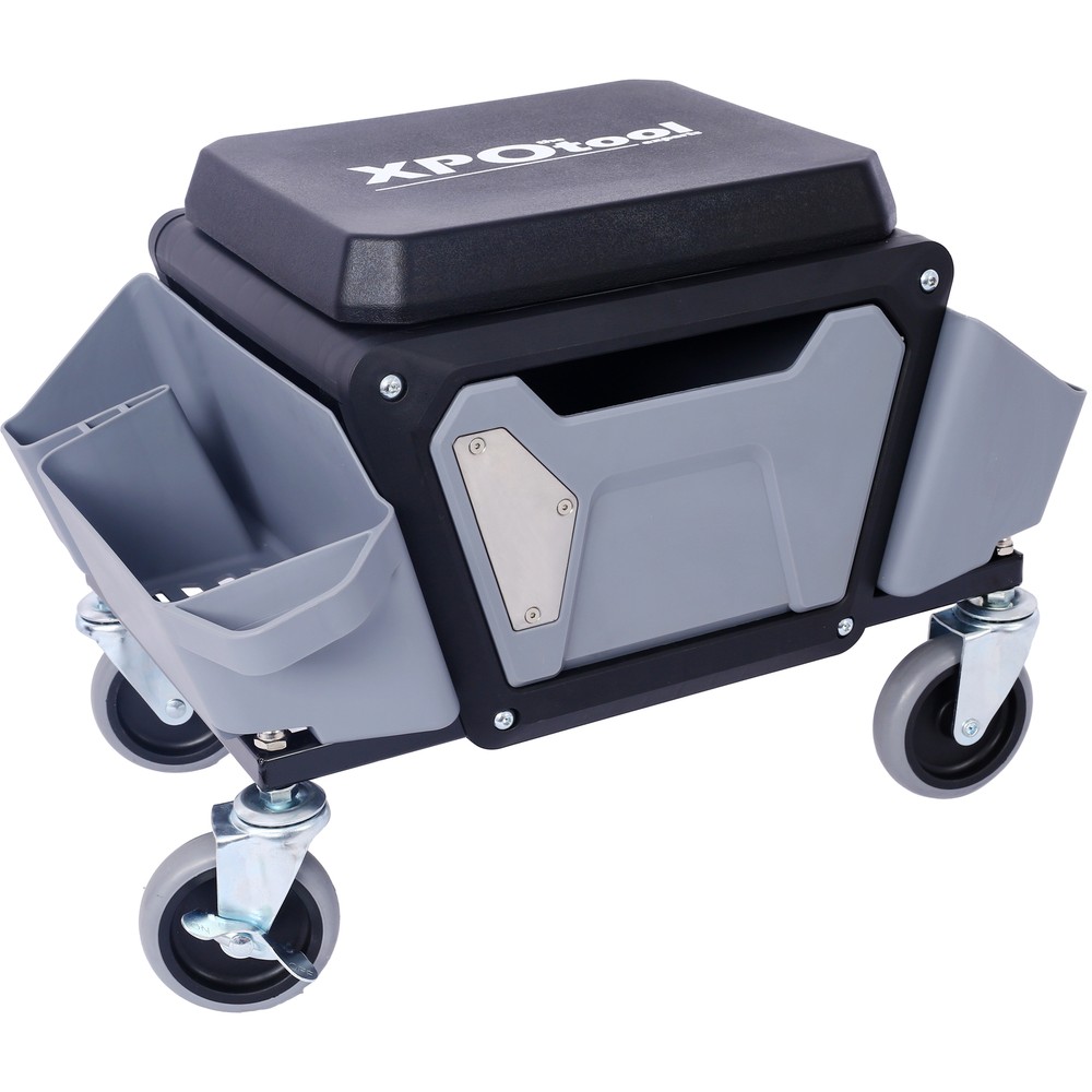 330Lbs Heavy Duty Mechanic Stool Garage Stool Rolling Creeper with Wheels