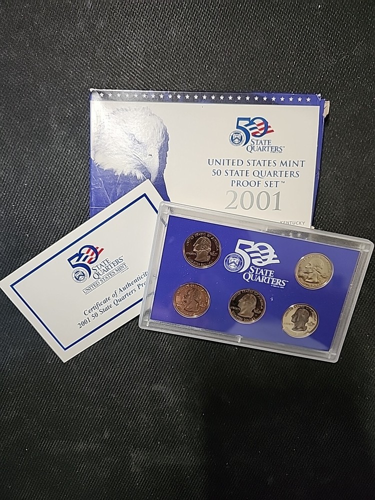 2001-S 50 State Quarters Proof Set